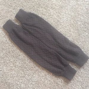 Brown leg warmers